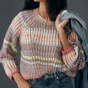 Anthropologie Emma Multicolor Sweater